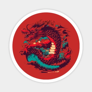 Japanese Dragon Magnet